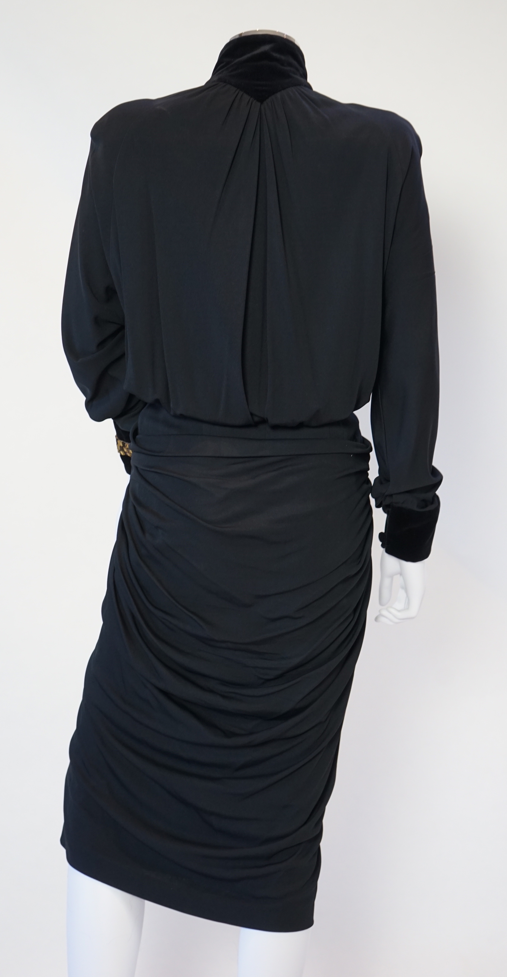 A Karl Lagerfeld black evening dress, size EU 38